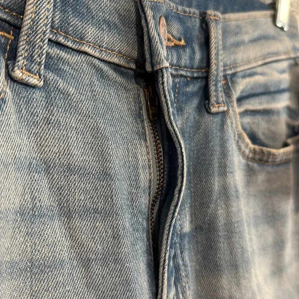 Old Navy High-Rise Flare Built-In Tough Ripped Jeans Girls Light Wash Sz 16 NWT